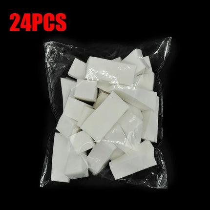 1/8/12/24 Pcs Nail Art Gradient Color Stamping Sponge Foundation Concealer Cream Blending Liquid Powder Puff