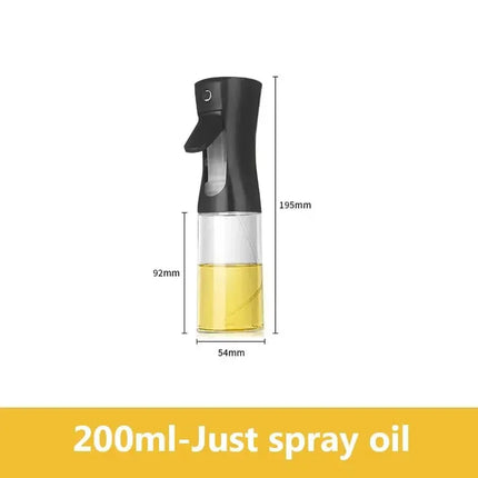 Press Type Glass Oil Spray Oil Bottle Spray Oil Dispenser Oil Jar BBQ Kitchen Baking Roasting Picnic Kitchen Tool Glass Oil Spra