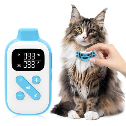 2026 NEW Cat Training Collar for Stop Meowing,3300FT Cat Shock Collar with Remote, Ultra-Small Anti-Meow Shock Collar for Cats