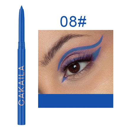 New Colored Eyeliner Set Waterproof Eyeliner Pencil Long Lasting Matte Eye Liner for Women Makeup Cosmetic Beauty Tool 12pcs/Box