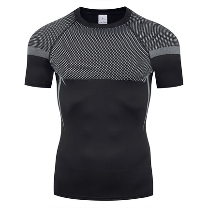 Compression Shirts Men's Rashguard Quick Dry Gym Fitness Shirts Spring Beach Surfing Athletic Sport Running Workout Tops Tees