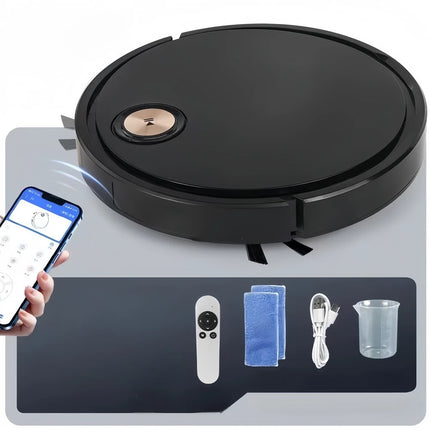 Robot Vacuum and Mop Combo, 2 in 1 Robotic Vacuum Cleaner with ，App/Remote, Strong Suction, Slim, Ideal for Hard Floor, Pet Hair