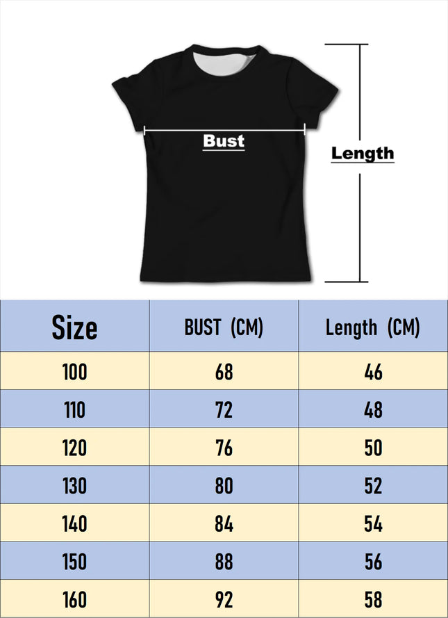 Six Seven Kids Tees Tops Unisex Children's Meme Crew Neck Short Sleeve T-Shirt Funny 67 Brainrot Print T-Shirt for Boys Girls