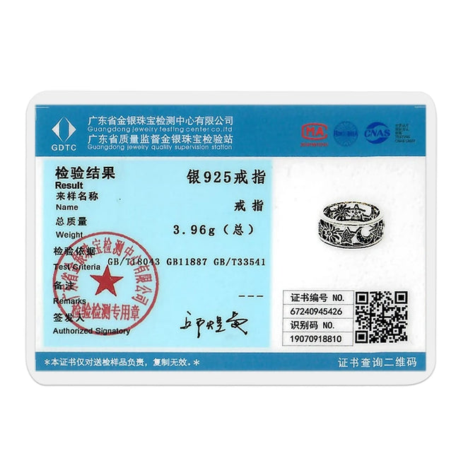 New 925 Silver Sun and Moon Love Princess Zircon Oxide Enamel Heart Love Ring Fashion Fine Jewelry For Women Gift Hypoallergenic