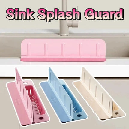 Reusable Kitchen Water Baffle Anti-splash Detachable Sink Splash Guard Creative Universal Soap Sponge Shelf Kitchen Gadgets