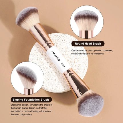MAANGE 1pc Professional Angled Flat Makeup Brush for Foundation Powder Brush Concealer Cream Air Cushion Makeup Accessories Gift