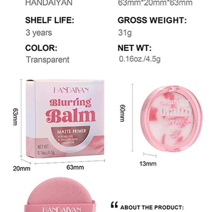Light Mist Waterproof Oil Control Matte Concealer  Brightening Complexion Setting Powder with Powder Puff