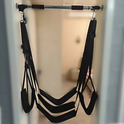 Sex Swing for Couples – BDSM Furniture, Hanging Design with Secure Restraints, Adult Toy to Boost Private Bondage Sensual Fun