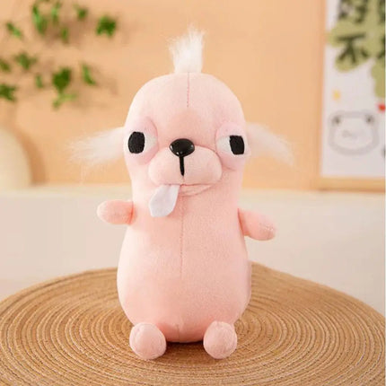 Cute Plush Pet Puppy Keychain Stuffed Animals Chihuahua Doll School Backpack Pendant Weird Cute Plush Puppy Pet Gift Kids Toy