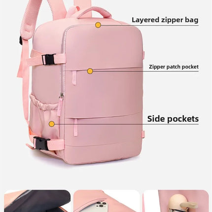 Travel Boarding Backpack Easyjet, Wiz Air Multi Functional, Large Capacity, Lightweight, Leisure Computer Bag, Short Distance
