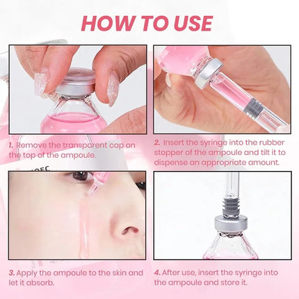 Stem Cell Serum PDRN Ampoule Collagen Moisturizing Anti-Aging Essence Reduce Fine Lines Wrinkle Tighten Brighten Face Skin 1PCS