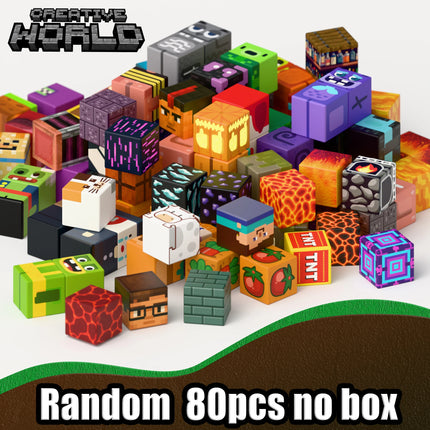 Magnetic Building Blocks Mine World Set - 300 Pieces Cave Theme Educational Toy
