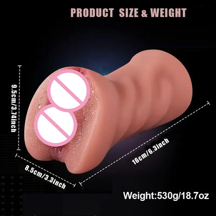 Vagina masturbation cup Oral Sex Products Penis Stimulate Pocket Pussy Real Vaginal Erotic Toys Backyard Pussy with Granule Male