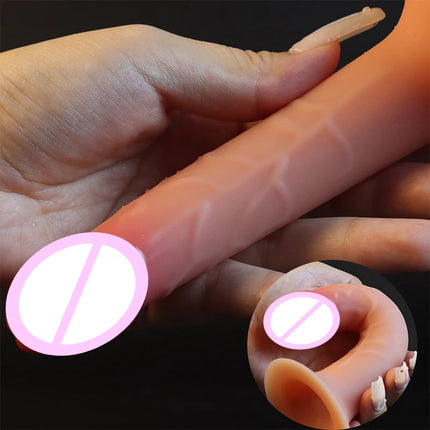 Cheap 4 Sizes Realistic  Silicone Dildo Women Erotic Anal Sex Toys Gay Soft Clitoris Vaginal Masturbators Penis Suction Cup Dick