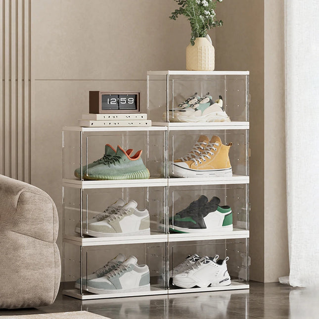 Transparent Acrylic PP Plastic Blind Box Storage Display Rack for Handmade Dolls Bubble Mart Doll Display Box Organize storage