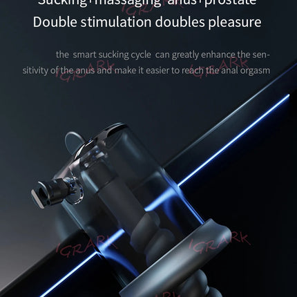 Manual Anal Pump Vacuum Sucking Massage Prostate Stimulator For Man Women Butt Plug Male Masturbator Vagina  Adult Sex Toys