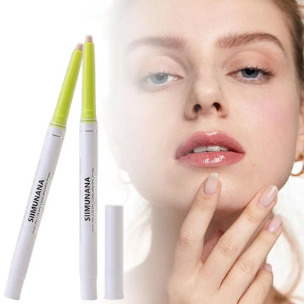 SIIMUNANA Lip Liner Pencil Precise Lip Contour Long-Lasting Pigmented Lip Pencil For Daily Makeup Use Plump Lip Liner
