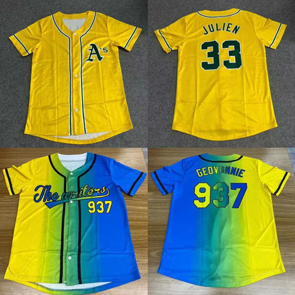 Men Baseball Jersey Women Baseball Jersey Custom Team Shirt Print Personal Name Number Stripe Hip Hop Sportswear Baseball T-shirt
