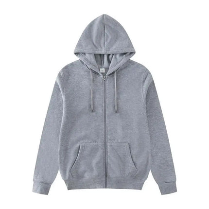 Women Oversized Zip Up Hoodie Solid Black Loose Full Zipper Hooded Sweatshirt Casual Pocket Streetwear Soft Thick Hooded Jacket