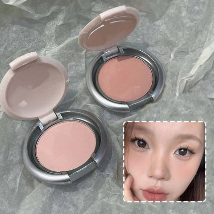 Matte Natural Cheek Tint White Brighten Face Waterproof Low saturation Nude Contouring Cosmetics Blush Powder Soft Female Makeup