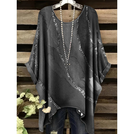 Summer Simple Stripe Pattern Printin Graphic Tees Clothes Fashion Women's Vintage Short Sleeve T-Shirt Street Fashion Women Top