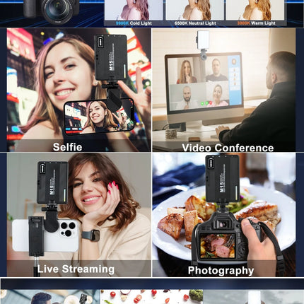 Selfie Light with Clip Phone Fill Light LED Video Light for iPhone Samsung Huawei Mobile Phone iPad Laptop Camera Tiktok Makeup