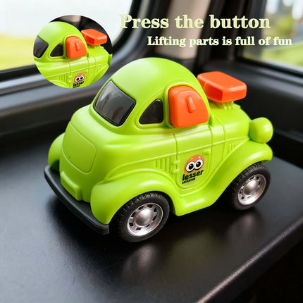 Inertial Toy Car for Kids | Rotating Accessory | 4 Styles & Random Color Shipment | Early Educational Toddler Vehicle.