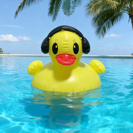 Floating Pool Lights, Led Glowing Duck Pool Lights, Floatable, Waterproof Solar Pool Lights, Inflatable Floating Lights, Suitable for Swimming Pools, Parties, Gardens, Patios, Outdoor Decorations