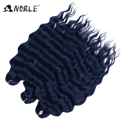 Noble Braiding Hair 300g 24 Inch ANNA Curl Hair Water Wave Twist Crochet Hair Synthetic Rainbow Color Braiding Hair Extensions
