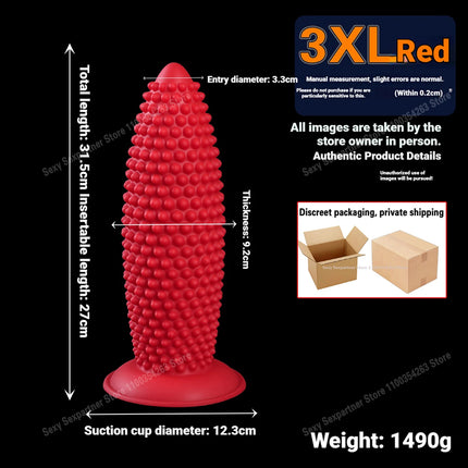 Super Big Anal Dildo Particle Stimulation Anal Plug 6xl Fisting Dilatador Anal Balls Silicone ButtPlug Anal SexToy For Women/Men