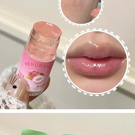 Herorange Lip Flower Elegant Lip Balm Long-Lasting Moisturizing Refreshing Non-Sticky Prevents Dryness and Reduces Lip Lines Primer Christmas Gift