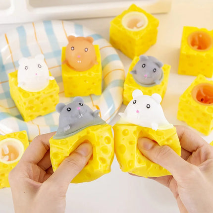NEW Squeezing Squirrel Cup Toys Decompression Fidget Antistress Sensory Stress Reliefing Gift For Adults