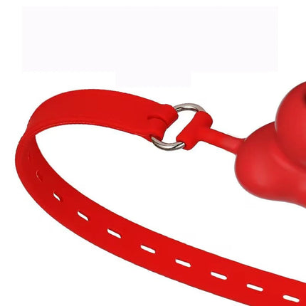 All silicone Sex Mouth Gag Adjustable Belt Mouth Ball Slave Flirting Fetish Roleplay Props SM Bondage Sex Toys For Women Men Gay