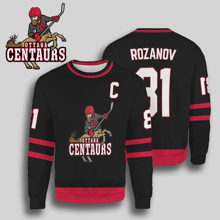 Heated Rivalry Centaurs Ice Hockey Team Jersey Ilya Rozanov Fan Street Style Crew Neck Pullover Unisex Retro Casual Sweatshirt