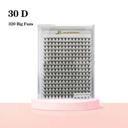 JB Jeyelabeau 6D 10D 20D 30D Premade Volume Lashes Soft Big Fans Individual Faux Mink Russian Eyelashes Extensions Makeup Tools