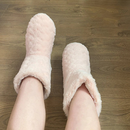 2026 Winter Adult Thick Warm Floor Shoes High Tube Non-Slip Indoor Cotton Shoes Plush Home Slippers Men And Women