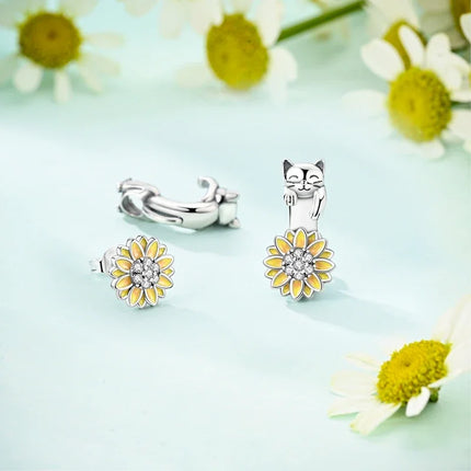 925 Sterling Silver Earrings Women 2025 Jewelry Hoop Ear Studs Sparkling Pave Earring Wedding Gift For Anniversary