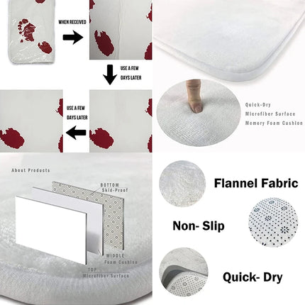Interior Floor Mat Doormat B-Shimanos Non-slip Foot Rug for Entryway Kitchen Balcony Carpet Bedroom Bedside Mats Home Decoration