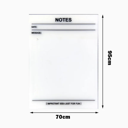 200 Sheets Transparent Waterproof Posted It Sticky Note Pads Notepads Posits for School Stationery Office Supplies