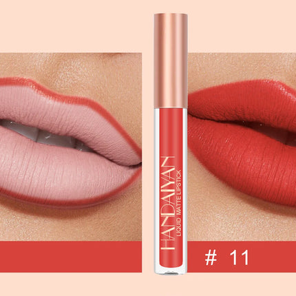 Handaiyan Lip Liner Lipgloss Set Waterproof Matte Liquid Lipstick Pencil Sexy Red Long Lasting Lipliner Makeup Cosmetics