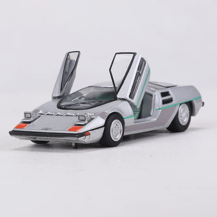 SHADOW 1:64 Dome Zero Scissor Door Supercar Alloy Model Car Can Turn On The Lights And Open TheDoor