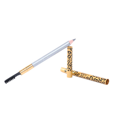 1PC Eyebrow Pencil Waterproof Longlasting Leopard Eyeliner Make Up Tool Maquiagem Eye Brow Shadows Pencil+Brush Cosmetic Pen
