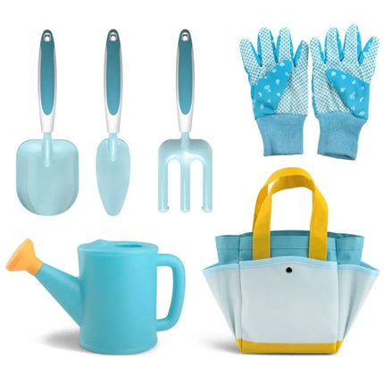 Gift Candy Color Garden Tool Set Shovel Trowel Children Planting Tool Kit Fork Watering Can Garden Loosening Soil