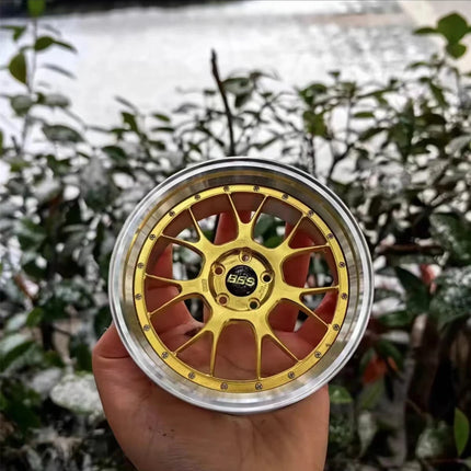 1/5 Car Model Metal Forged Assemble Refitting Wheel Hub  Creative Desktop Display  Personalized  Modification Toys Gift