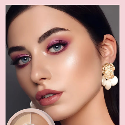 6 in1 Professional Full Coverage Concealer Flawlessly Covers Dark Circles Wrinkles Pore Silky Texture Concealer Hides Dark Spots