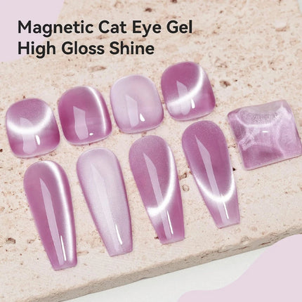QAZIXU 10ml Black Cat Eye Gel Nail Polish Soak Off UV LED Varnish Semi Permanent Nail Art DIY For Women Winter