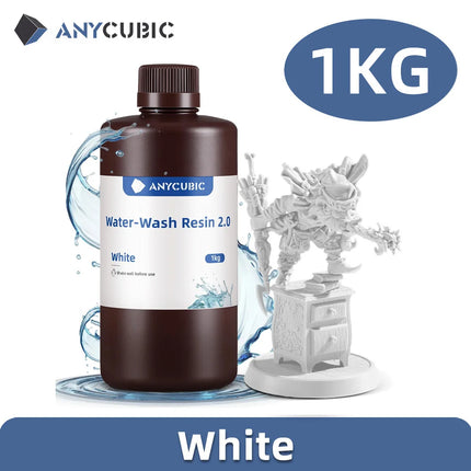 ANYCUBIC Water-Wash Resin For 3D Printer 405nm UV Resin Washable 3D Printer Resin For DLP LCD 3D Printing Material