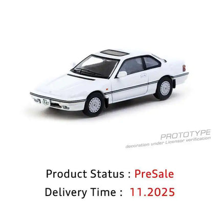 PreSale TW J Collection 1:64 Honda Prelude BA4 White Diecast Car Model Collection Toys Tarmac Works
