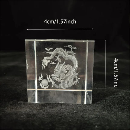 Creative 4cm Rain Clouds Raindrop Cloud Square Crystal Ornaments Heart Shape Home Office Decor Birthday Valentine's Day Gifts