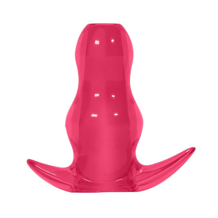 Hollow Anal Plug with Cap Soft Silicone Tunnel Butt Plug Anal Dilator Stretching Trainer Adult Sex Toy for Men Women Gay Fetish